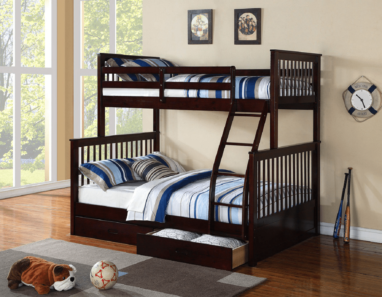 IFDCEspresso Bunk Bed B - 122E (Single/Double)