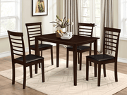 IFDCEspresso Wooden 5Pc Dining Set T - 1047 C - 1011