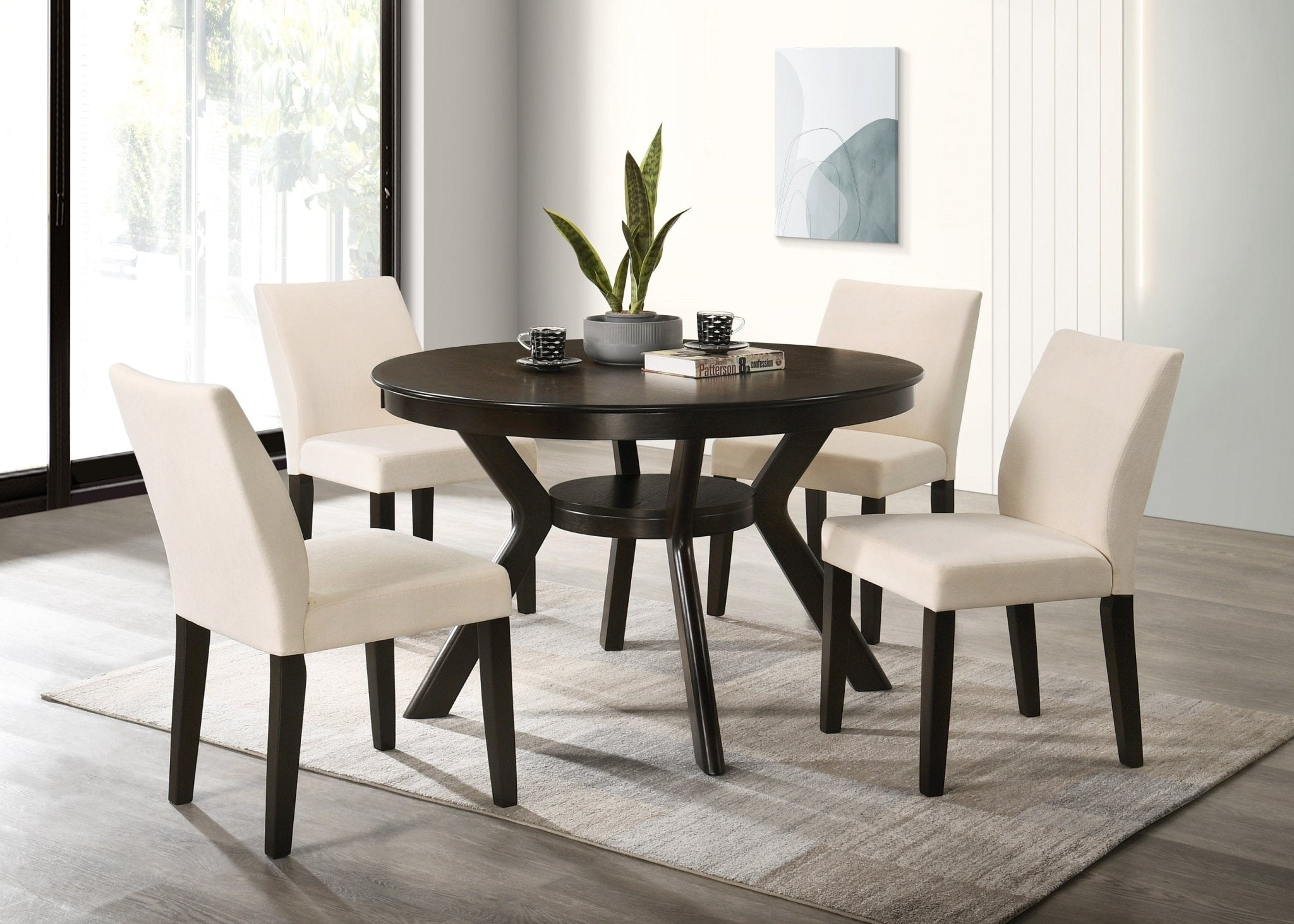 IFDCEspresso Wooden 5Pc Dining Set T - 1085 C - 1085