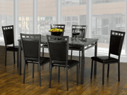 IFDCFaux Marble 7pc Dining Set T - 1240 C - 1241