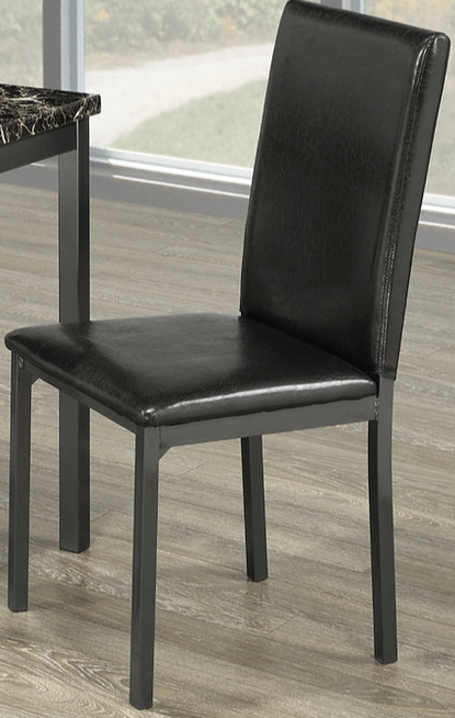 IFDCGray Faux Marble 3pc Dining Set IF-1210