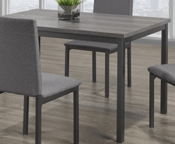 IFDCGray Wooden 5pc Dining Set IF-1526