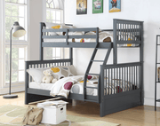 IFDCGrey Bunk Bed B - 122G (Single/Double)