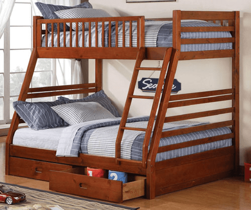 IFDCHoney Bunk Bed B - 117H (Single/Double)
