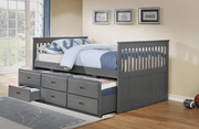 IFDCIF-314 Captain Bed (Grey)