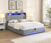 IFDCIF-5403 Soft Grey Hydraulic Storage Platform Bed