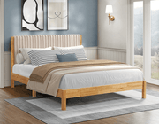 IFDCIF-5598 Natural Solid Wood Platform Bed