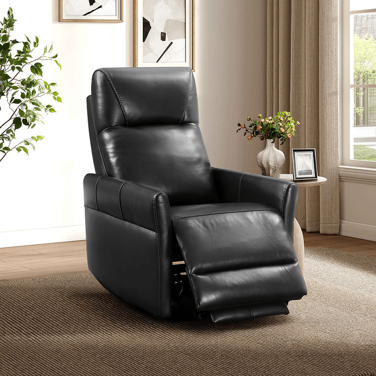 IFDCIF-6392-M Recliner (Blackberry Leather)