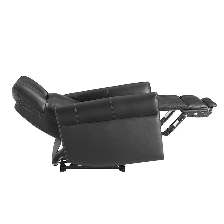 IFDCIF-6392-M Recliner (Blackberry Leather)
