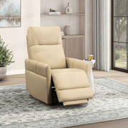 IFDCIF 6394 Recliner (Ivory Leather)
