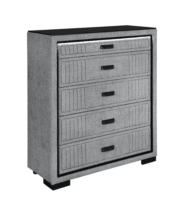 IFDCIsabella - Grey Bedroom Set