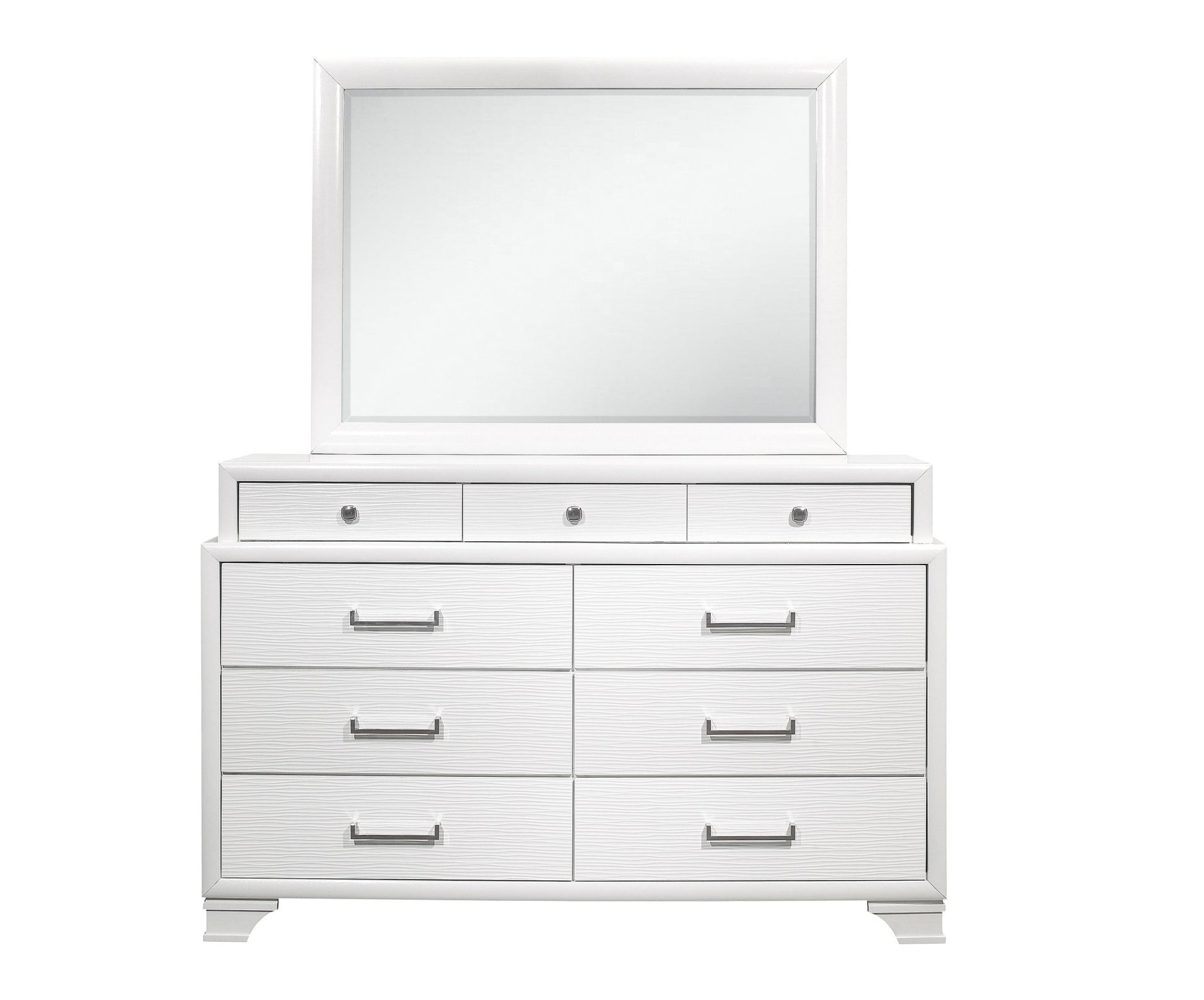 IFDCJordyn (White) Bed Set