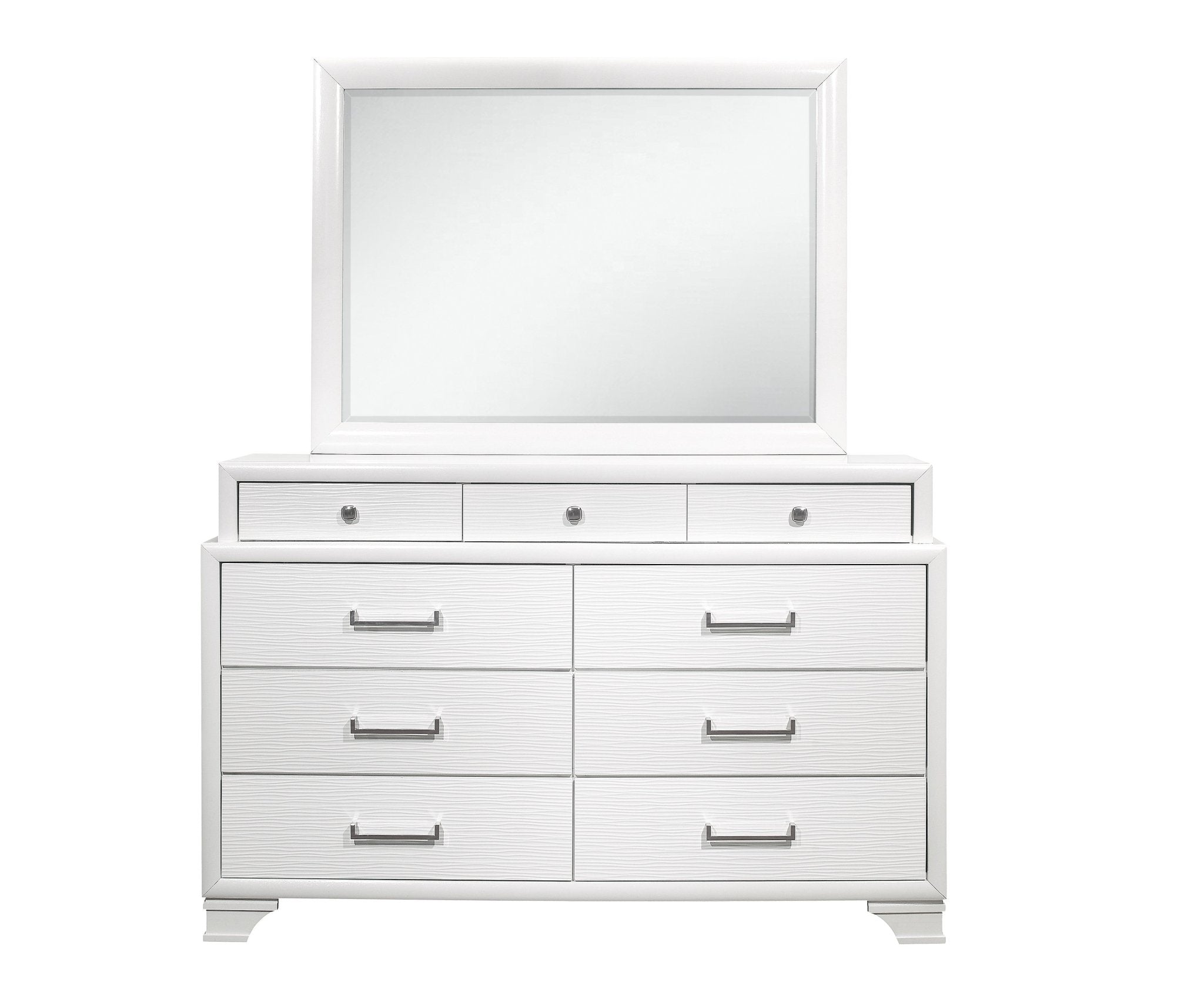IFDCJordyn (White) Bed Set