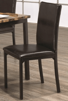 IFDCLight Brown Marble 5pc Dining Set IF-1520