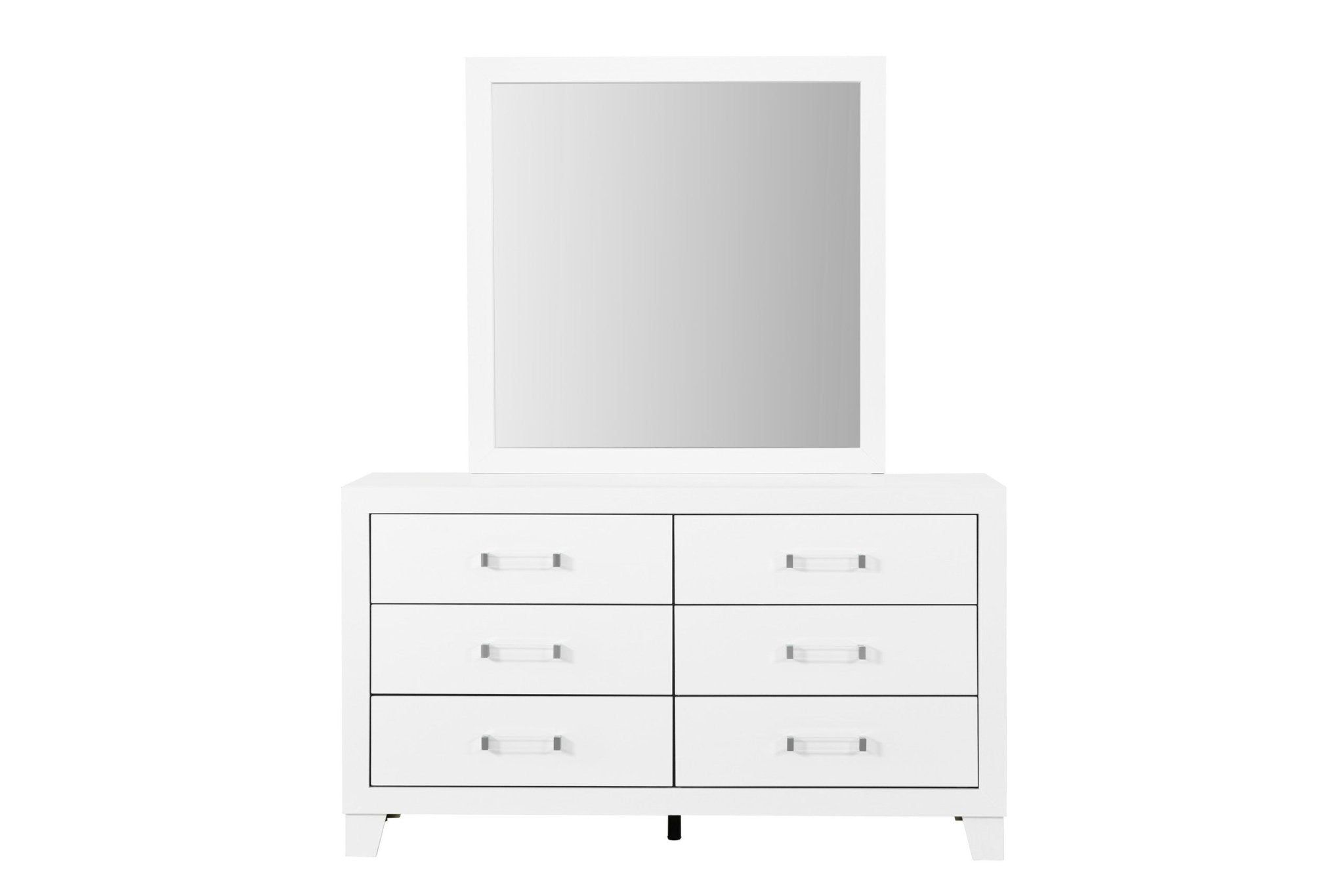 IFDCLuccia - White Bed Set
