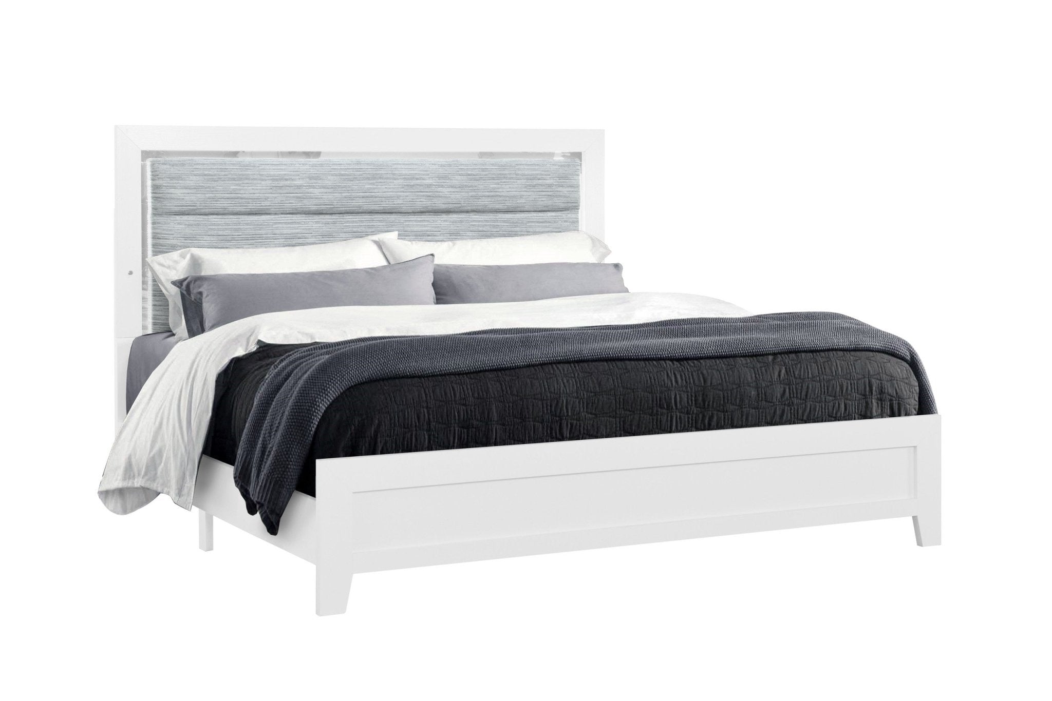 IFDCLuccia - White Bed Set