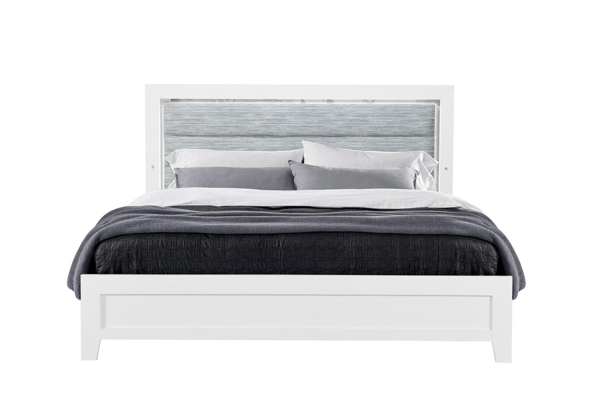 IFDCLuccia - White Bed Set