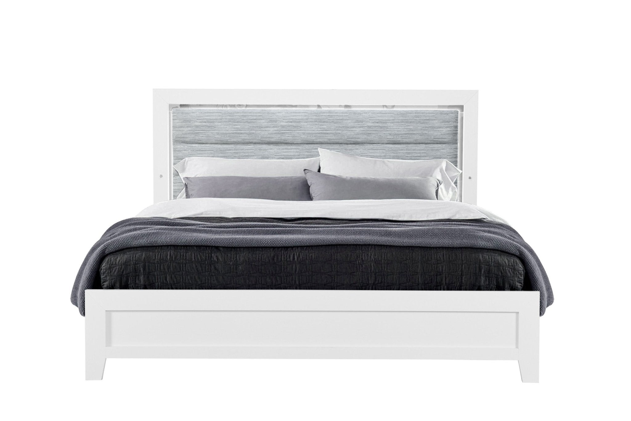 IFDCLuccia - White Bed Set