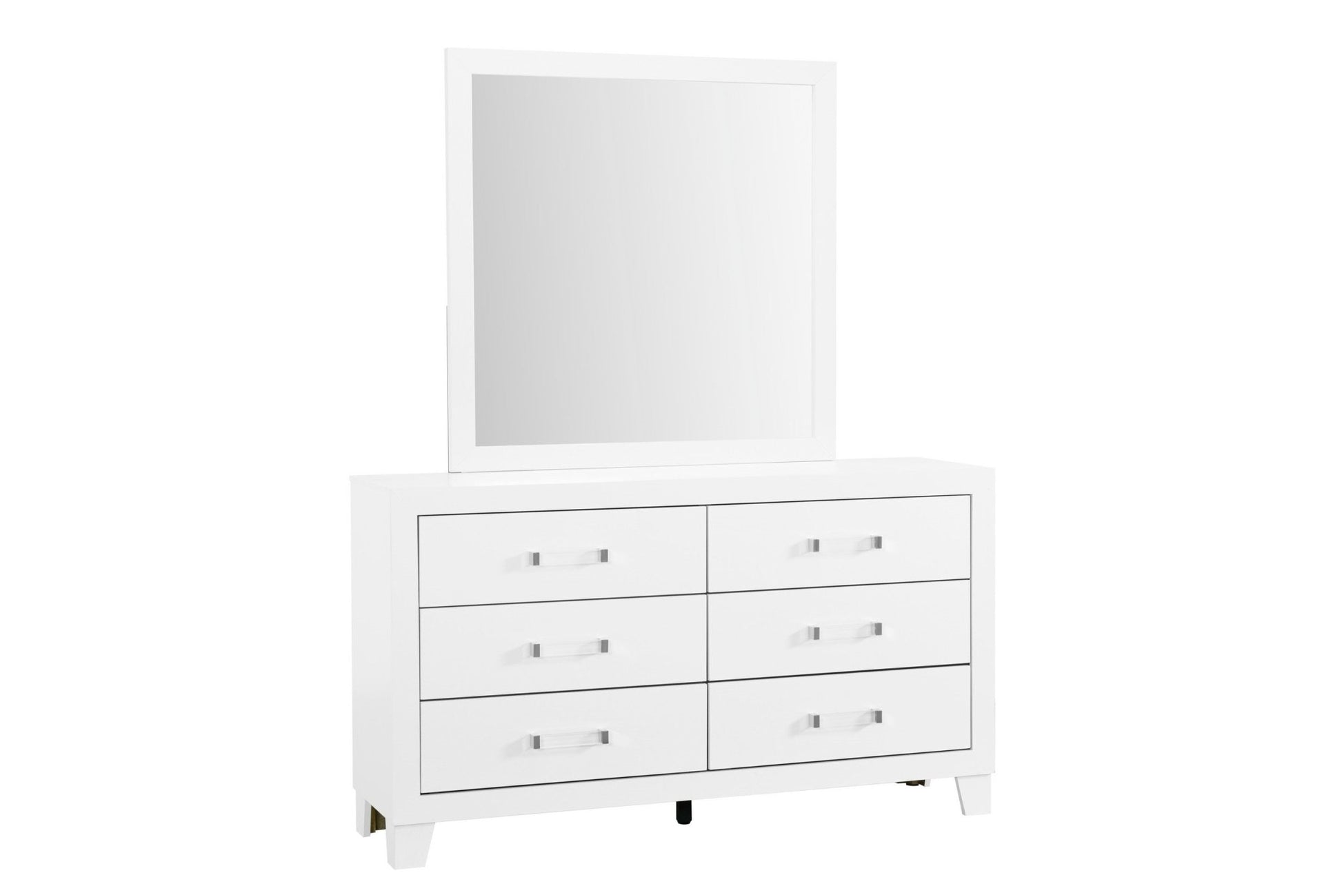 IFDCLuccia - White Bed Set