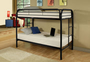 IFDCMetal Bunk Bed Black IF - 500BK (Single/Single)