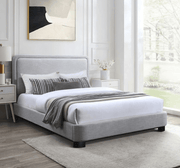 IFDCModern Upholstered Bed with Floating Nightstands IF-5927