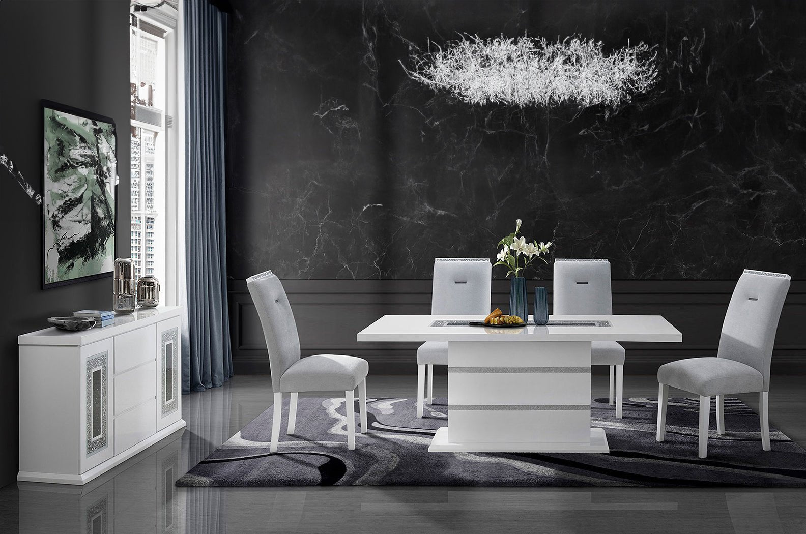 IFDCMonaco Dining Set