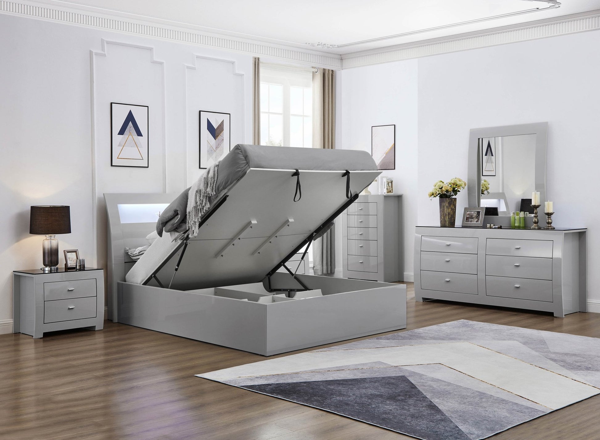 IFDCNew York Bed Set