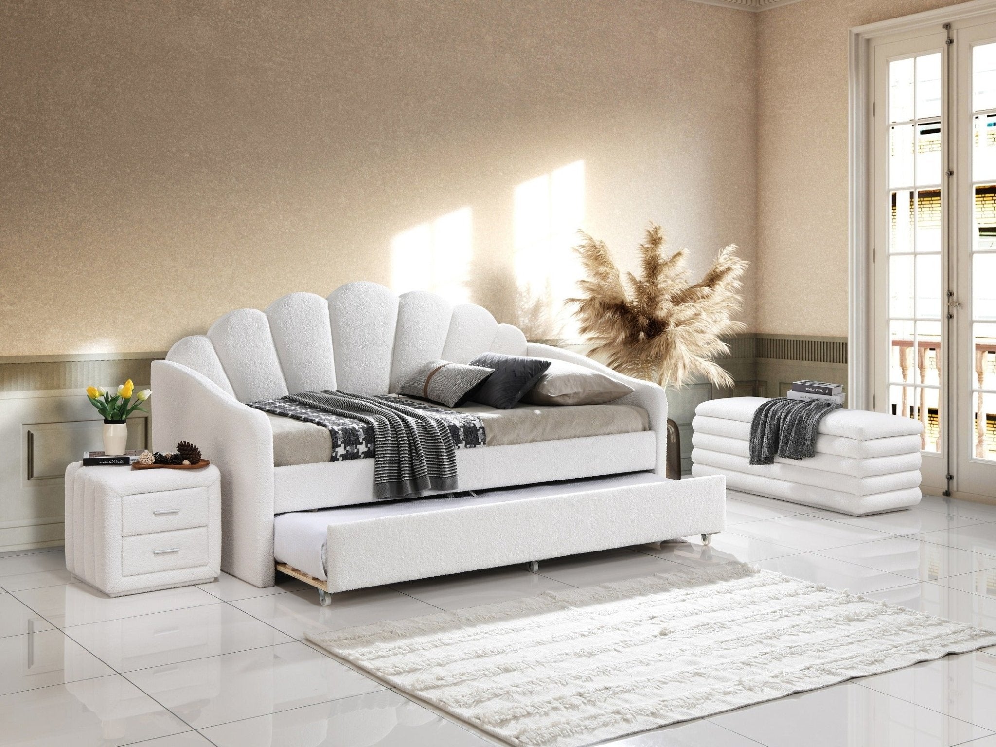 IFDCNightstand & Storage Bench & Trundle Bed IF - 5101/ IF - 5102/ IF - 5103