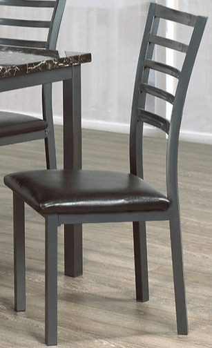 IFDCRectangular Faux Marble 7Pc Dining Set IF-1027