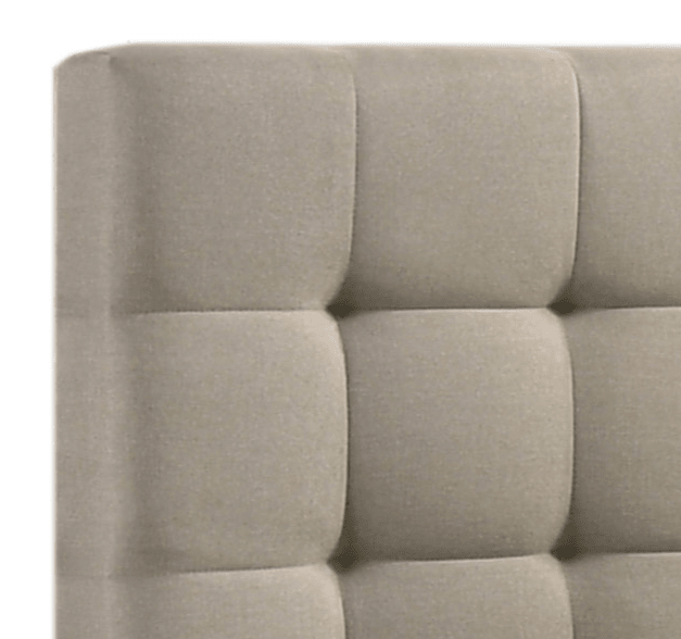 IFDCSoft Warm Ivory Textured Fabric Storage Bed IF-5786