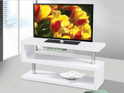 IFDCTV Stand Glossy White with Chrome IF - 5015W