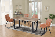 IFDCWood Table 7pc Dining Set T - 1810 C - 1825