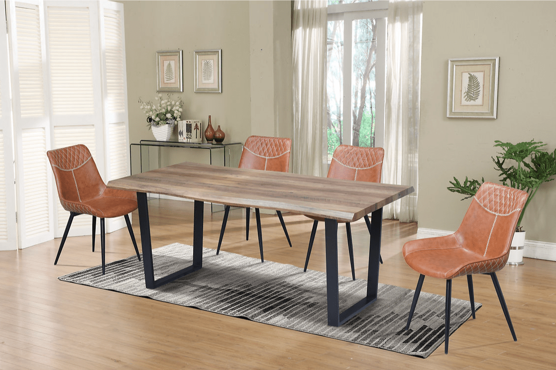 IFDCWood Table 7pc Dining Set T - 1810 C - 1825