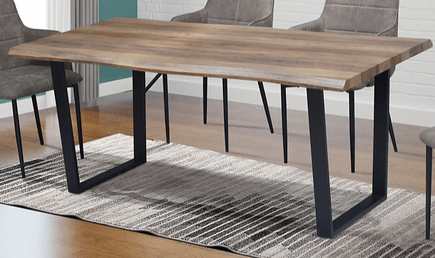 IFDCWood Table 7pc Dining Set T-1810 C-1835
