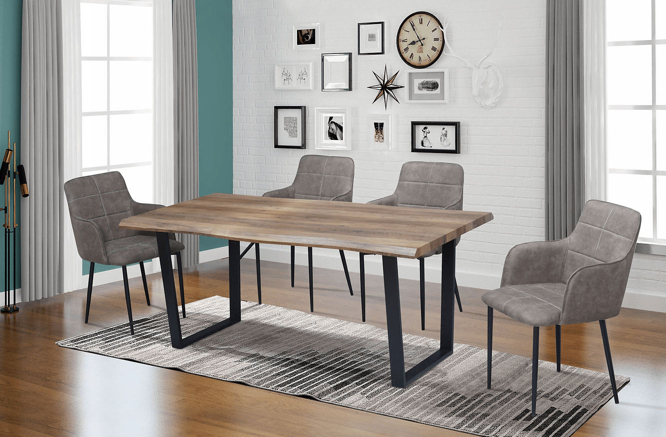 IFDCWood Table 7pc Dining Set T - 1810 C - 1835