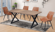 IFDCWood Table 7pc Dining Set T - 1812 C - 1825