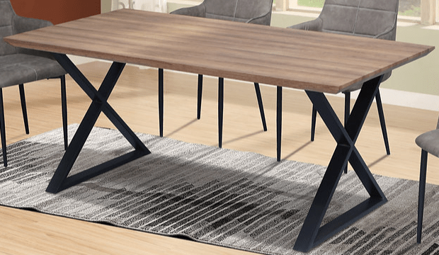 IFDCWood Table 7pc Dining Set T-1812 C-1835