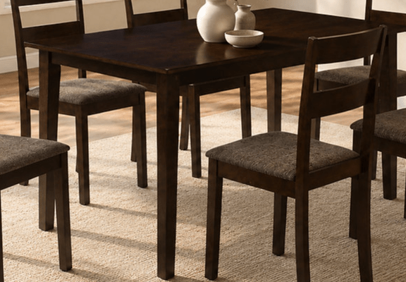 IFDCWooden Dining 7Pc Dining Set T-1048 C-1033