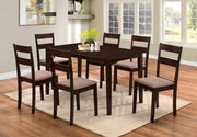 IFDCWooden Dining 7Pc Dining Set T - 1048 C - 1033