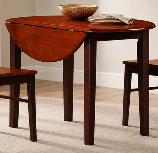 IFDCWooden Espresso 3pc Dining Set IF-1012