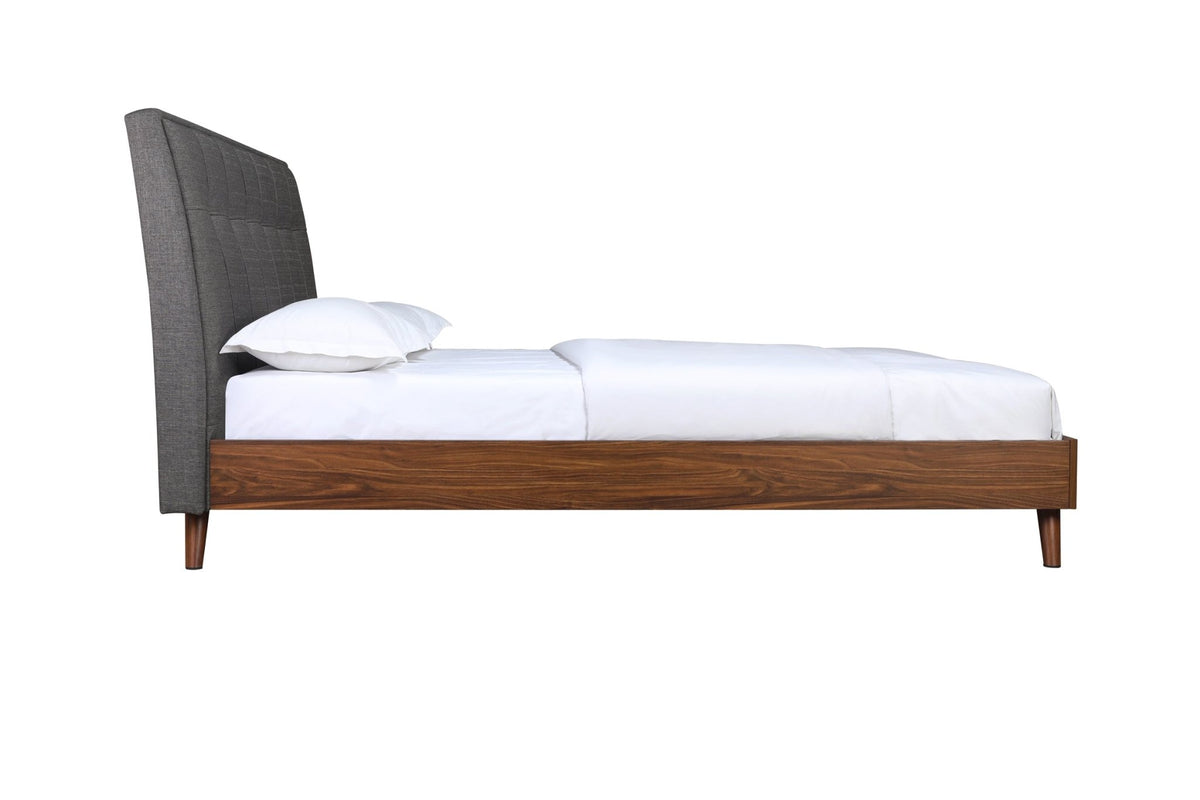 Mazin5895GYQ Queen Upholstered Platform Bed