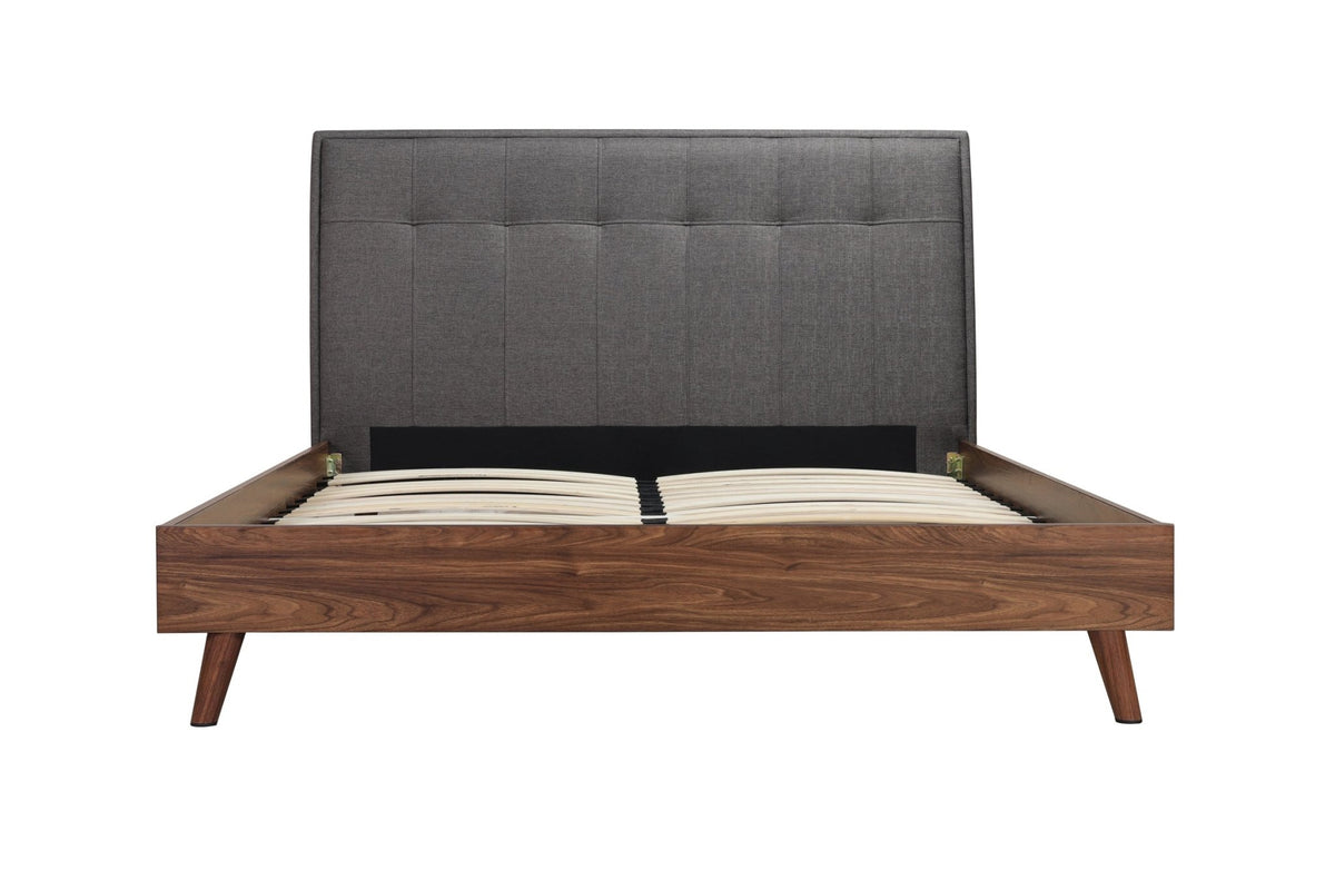 Mazin5895GYQ Queen Upholstered Platform Bed