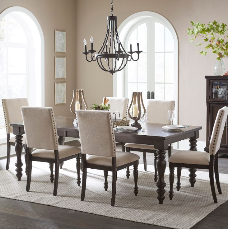 MazinMazin 1718GY Dining - Begonia Collection