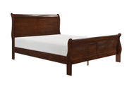 MazinMazin 2147 Queen Bed Brown Cherry