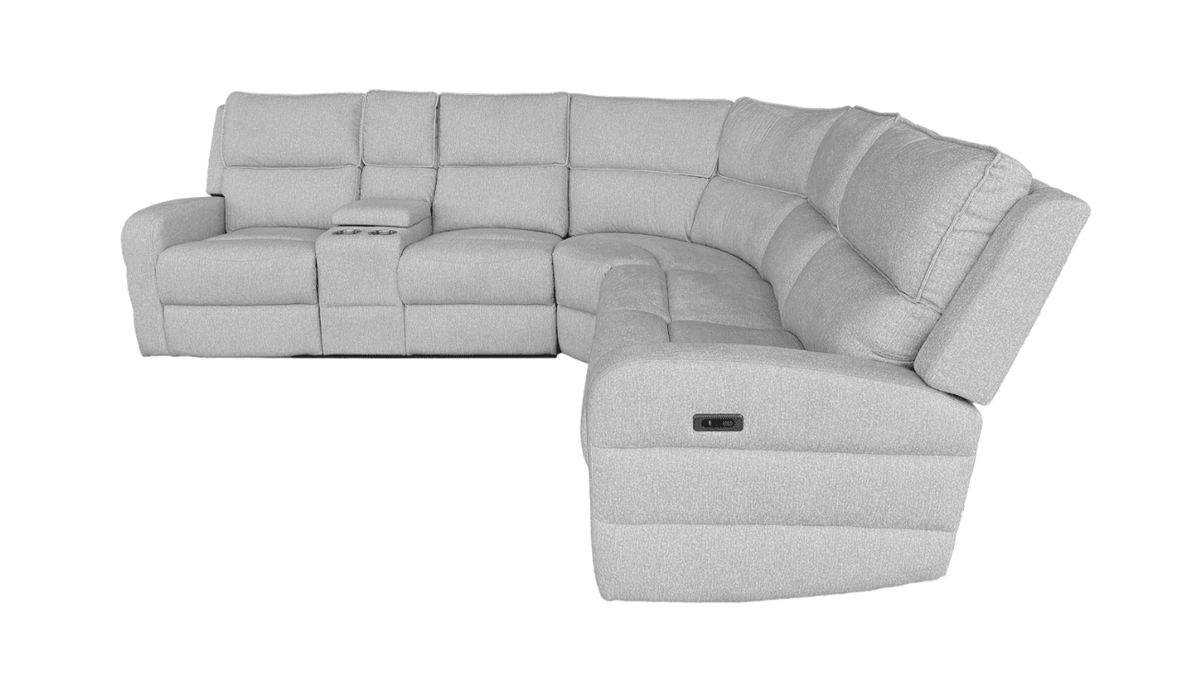 MazinMazin 98406LGYSS 3-piece Power Reclining Sectional