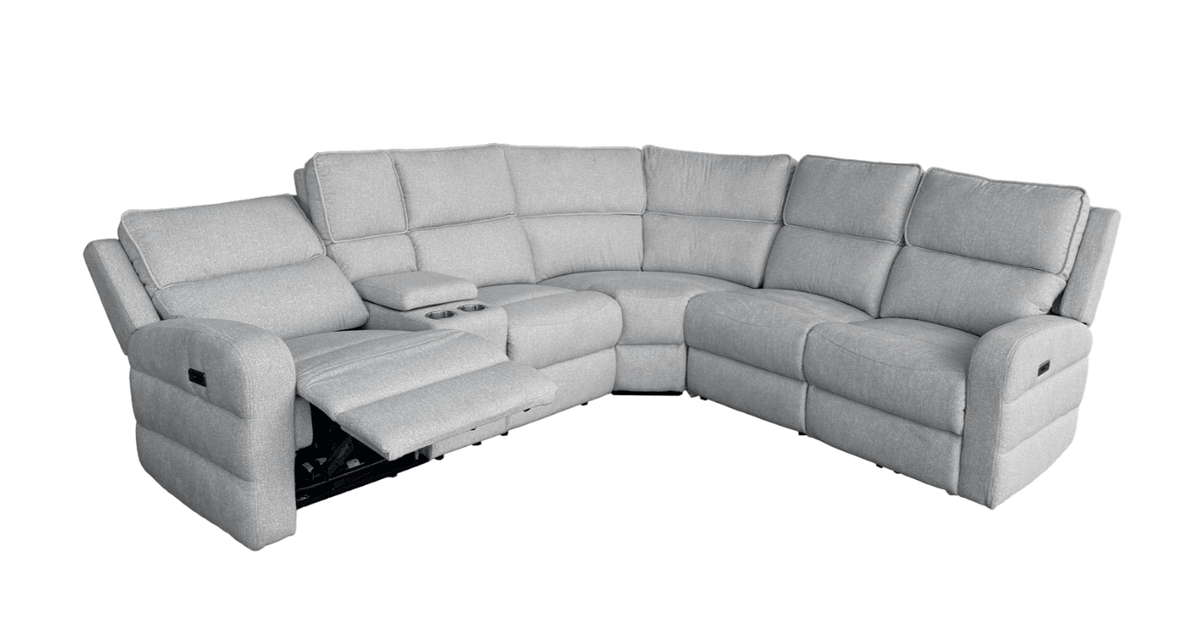 MazinMazin 98406LGYSS 3-piece Power Reclining Sectional