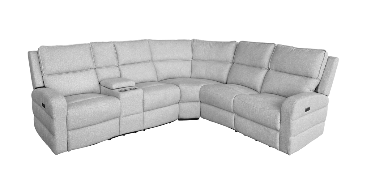 MazinMazin 98406LGYSS 3-piece Power Reclining Sectional