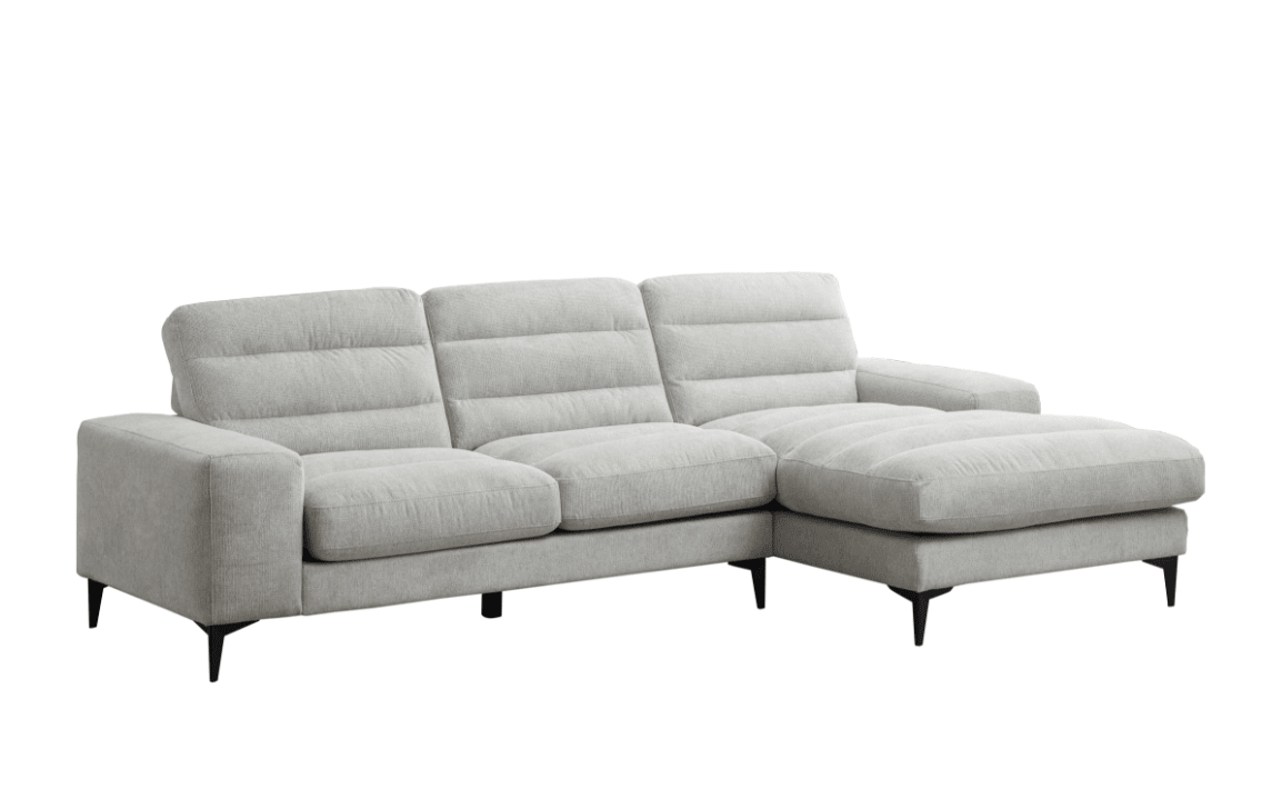 MazinMazin 99084LGY Sectional Sofa
