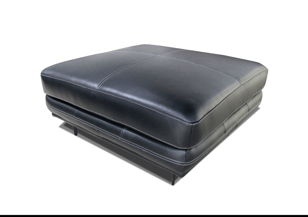 MazinMazin 99962BLKSS Full Leather 4PC Set