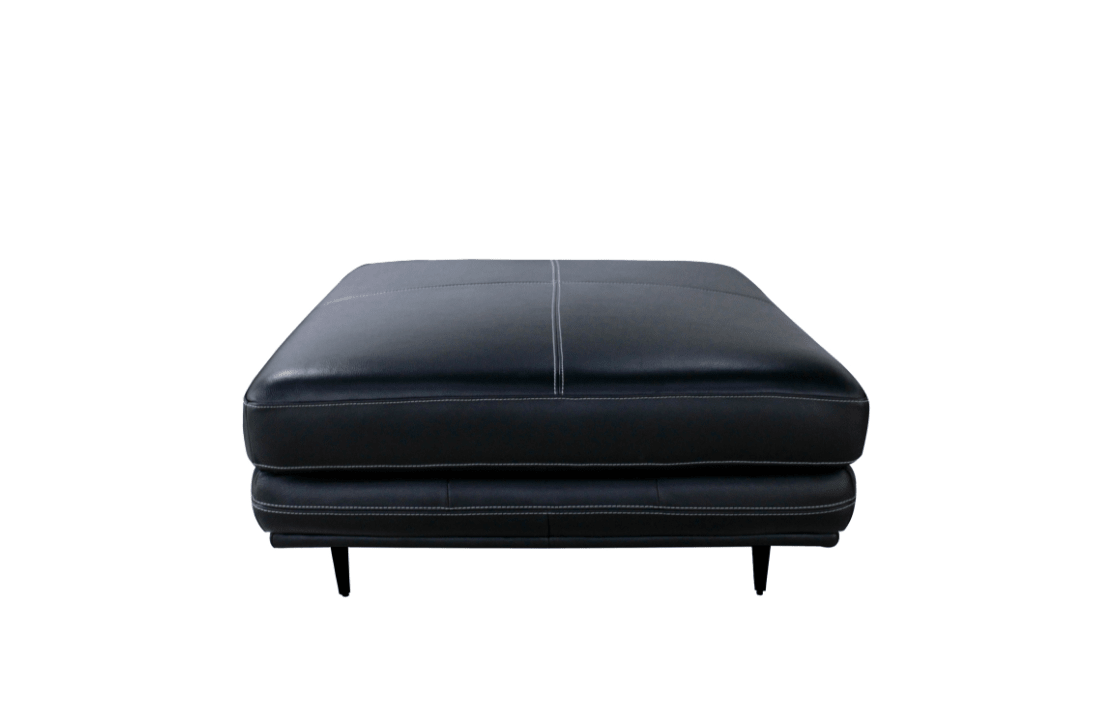 MazinMazin 99962BLKSS Full Leather 4PC Set